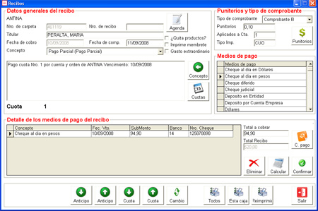 Software de cobranzas